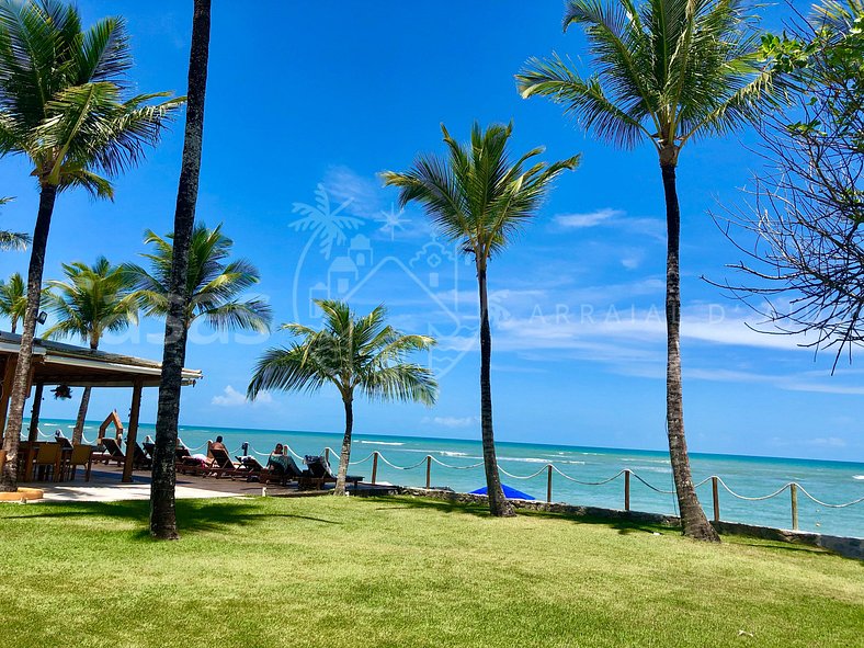 Casa Girassol - Casa com vista mar em condominio à beira mar